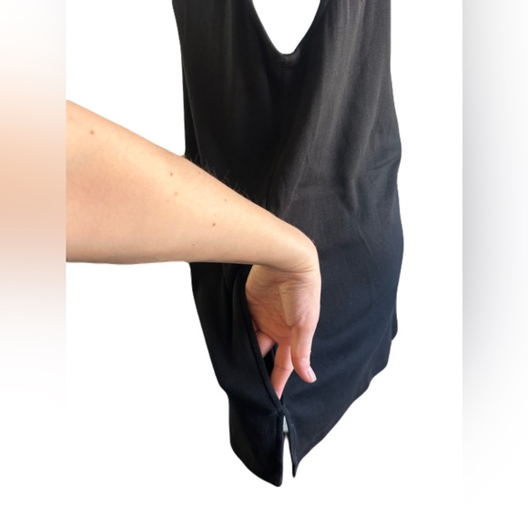 CHICOS Pima Pullover Pocket Tunic in Black - Picture 5 of 7